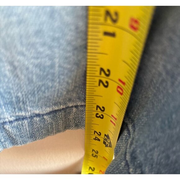 BCBG Generation Womens Front Zipper Sleeveless Denim Shorts Romper Size XS - Picture 8 of 9